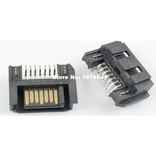 5Pcs Per Lot Sata Type A 7 Pin SMT SMD Male Adapter Connector For Hard Drive HDD