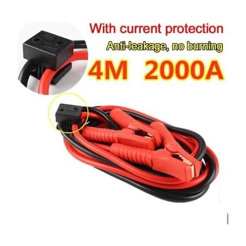 3m/4m MP Heavy Duty Quality Booster Cables Car Battery Jump Start For Car Van Booster Cable Batteries Accessorie