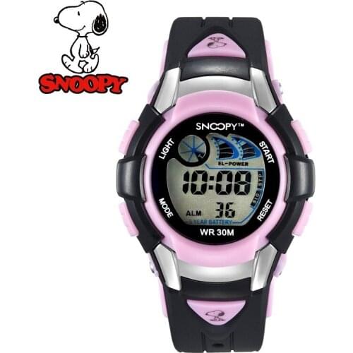 SNOOPY Luxury Brand kids Sports Watches Digital LED Military Watch boy girl Fashion Casual Electronics Wristwatches Relojes 806