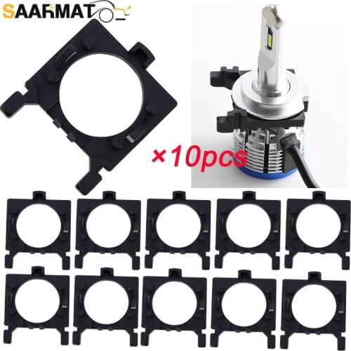 SAARMAT 10PCS/Lot H7 Led Adapter For Ford Focus 2 Fiesta MK2 Factory High Quality Car Acessories Headlamp Base Socket Connector