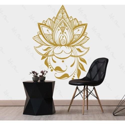 Mandala flower removable vinyl wall stickers home decoration living room bedroom wallpaper yoga self-adhesive art stickers