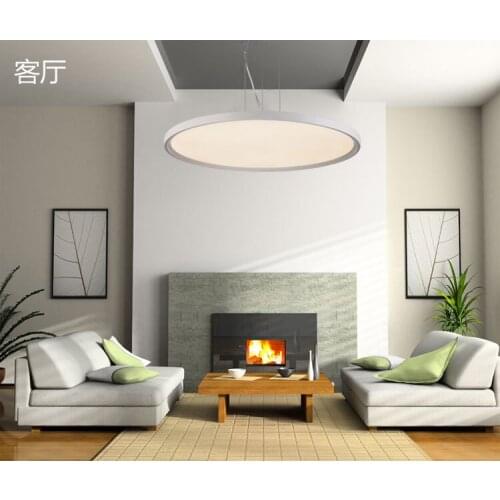 LED Pendant Lights thin disc Europe type droplight sitting room dining-room creative a flying saucer 40*40cm Pendant Lamps