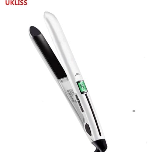 Flat Iron Hair Straightener Anti-Static Technology Digital Controls Ceramic Tourmaline Plate Hair Straightener Styling Tools