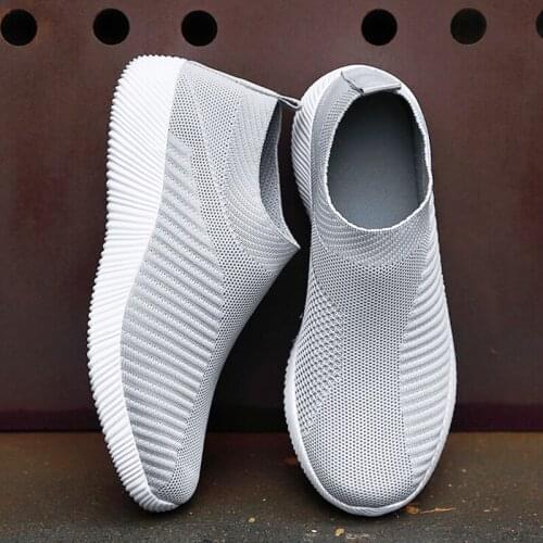 2021 Hot Sale Women Vulcanized Shoes Fashion Sneakers Mesh Breathable Sports Casual Shoes Outdoor Walking Flat Woman Shoes