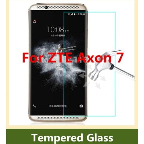 0.26mm 9H 2.5D Explosion-proof LCD Tempered Glass Film Guard for ZTE Axon 7 A2017/ 5.5 inch Screen Protector pelicula de vidro