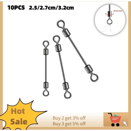 10pcs Hot Sale Lead Sheet Seats Skillful Manufacture Lead Sheet Seat Double Swivels Quick Main Line Connectors Pin Ring Tackles