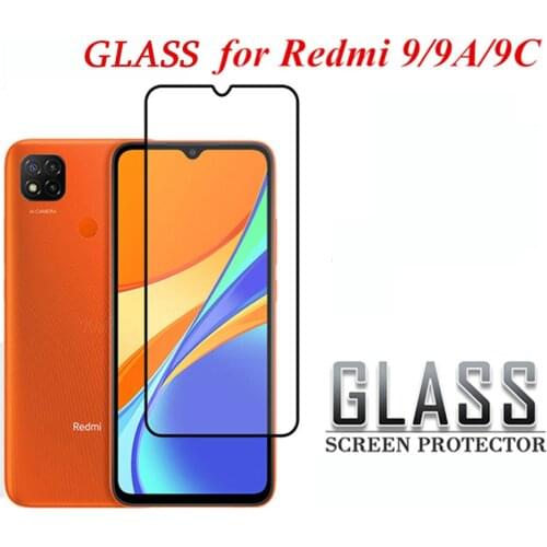3D Full Glue Tempered Glass For Xiaomi Redmi 9A 9C Full screen Cover Screen Protector 9H Explosion proof Film For Xiaomi Redmi 9