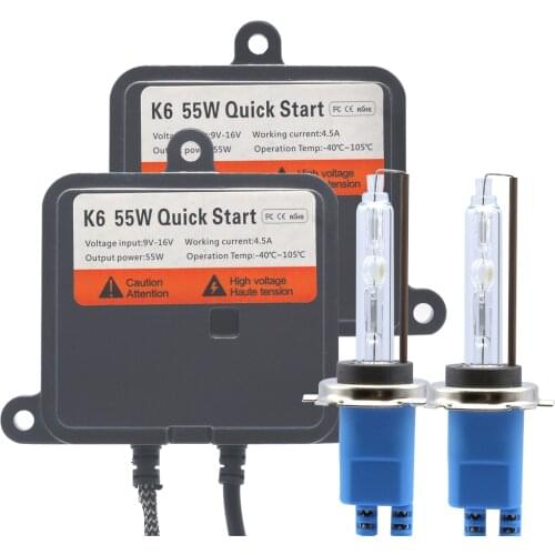 AC 12V 55W Q5 Car Headlight HID XENON KIT Fast Start Slim Ballast H1 H3 H4 H7 H8 H9 H11 D2S D2R 9006 D2H 9012 HID Conversion Kit