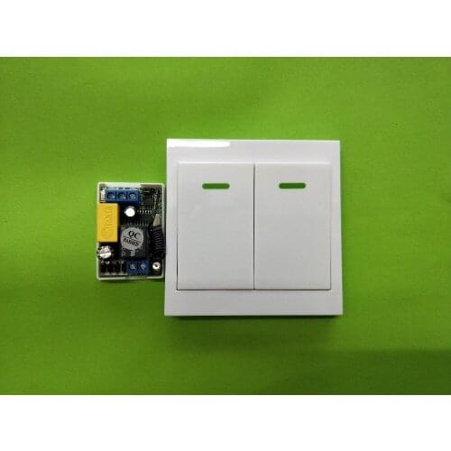 220 v 1 ch RF wireless remote control switch 1 receiver+1 transmitter walls remote controller inter-lock mode