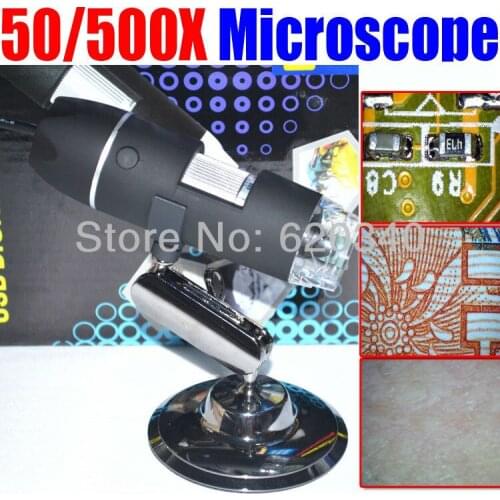 500 X USB Electron microscopic digital magnifying glass,for Industrial testing (textile), with measurement