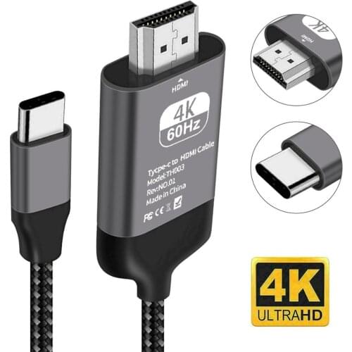 Type C To HDMI HDTV AV TV Cable Adapter For Samsung Galaxy S9 S10 Note 9 MacBook
