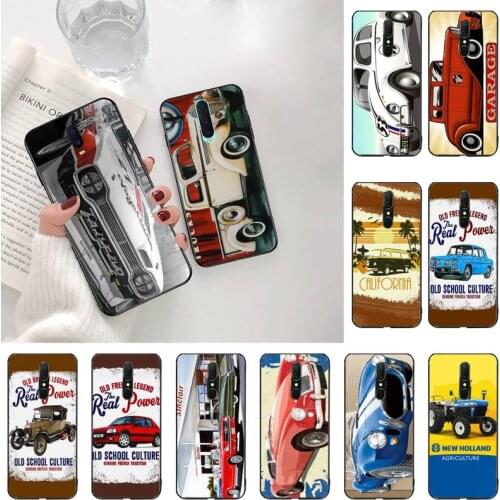 HUAGETOP Classic Old Style Car Signs Customer Phone Case For Oppo A5 A9 2020 A5S Reno2 z Renoace 3pro Realme5Pro