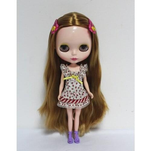 Free Shipping Top discount 4 COLORS BIG EYES DIY Nude Blyth Doll item NO. 51 Doll limited gift special price cheap offer toy
