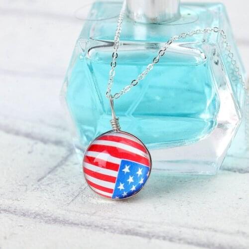 Hot Fashion Crystal glass Ball Clover Necklace Long Strip Alloy Chain Pendant Necklaces Women Jewelry