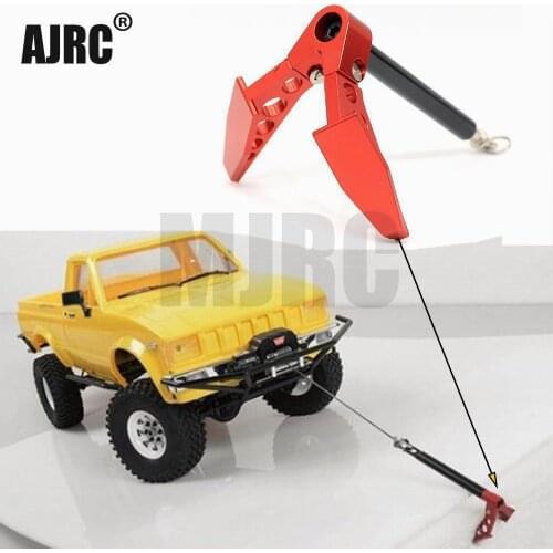 Metal Trailer Anchor Rescue Hook Ground Anchor for 1/10 RC Tracked Vehicle D90 D110 VS4-10 Traxxas TRX4 Axial SCX10 90046 90047