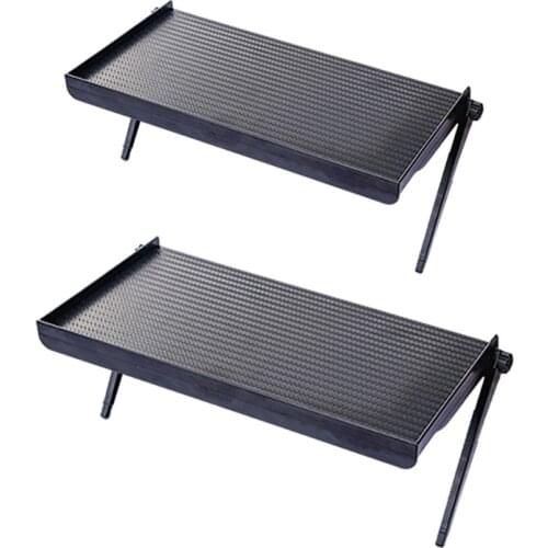 Multifunctional TV Screen Top Shelf Mounting Storage Bracket Stand Computer Monitor Plastic Rack Foldable Organizer