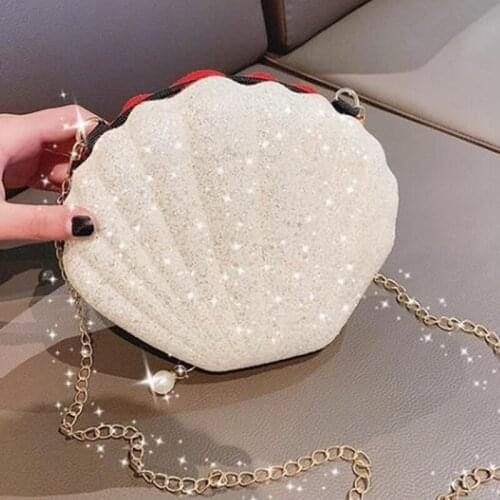 New Fashion Women Shoulder Bag Elegant Shell Crossbody Bag Female Creative Shoulder Bag Harajuku Handbag PU Messenger Bag