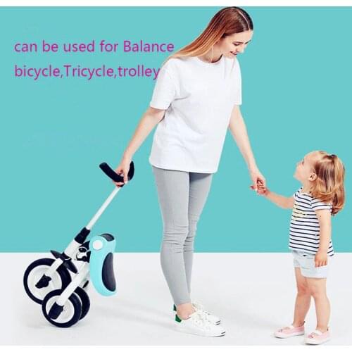 2019 new childrens tricycle trolley 2-3-6 years old bicycle lightweight folding bicycle stroller