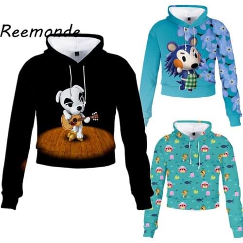 2020 Newest Dustin Hoodies Women Cosplay Animal Crossing Costume Sweatshirts 3D Printed Hooded Sweater Men Pullover Tops Coat