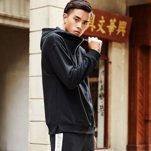 2021 new hip hop cartoon oversize popular logo jacket fleece single male