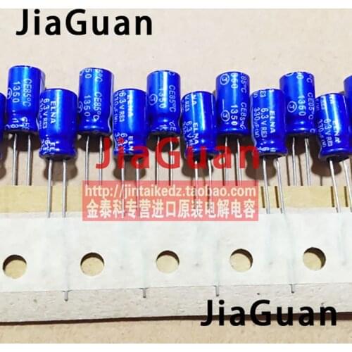 50pcs NEW ELNA 6.3V330UF 6.3X11mm RE3 audio electrolytic capacitor 330uF/6.3V blue robe 330UF 6.3V