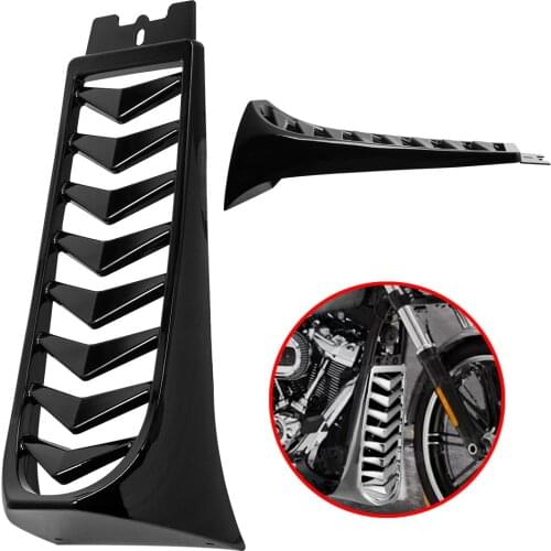 Motorcycle Front Lower Radiator Cover Chin Fairing Spoiler For Harley Softail Street Bob Breakout FXBR FXBRS 2018 2019 2020