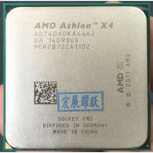 PC computer AMD Athlon X4 740 X740 FM2 Quad-Core CPU 100% working properly Desktop Processor