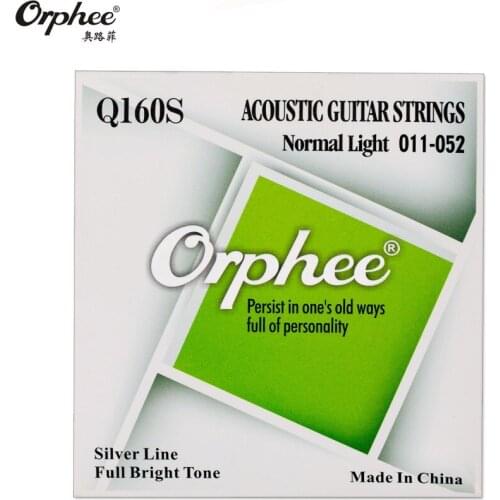 Orphee Q160S 011-052 Acoustic Guitar Strings Hexagonal Sliver Jacketed Alloy Musical instrument guitar parts accessories