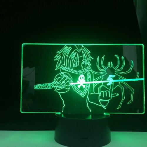 FEITAN PORTOR LED ANIME LAMP HUNTER X Hunter Decor light 3D 16 Colors Remote Control Change Led Night Light Home Decor Gift