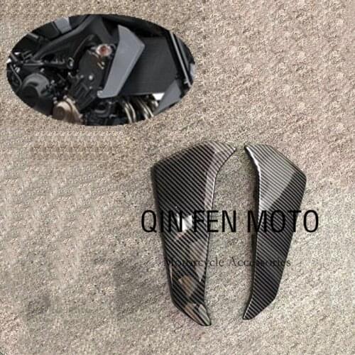 Carbon fiber paint Side Water Tank Plate Cover Fairing Fit For Yamaha MT-09 FZ09 2017-2019