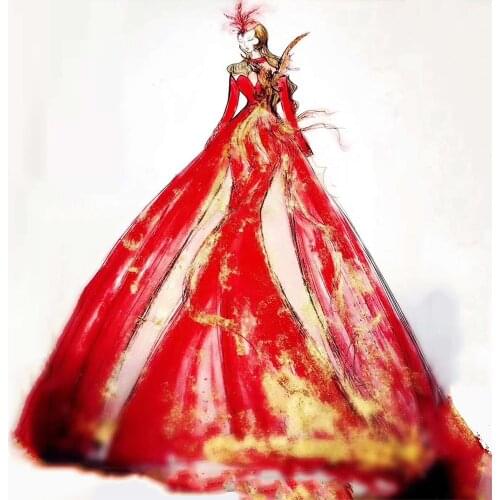 Personalized customization Evening Dress 2020 Custom Size Bride Dress Party Gowns Vestido De Noiva Custom Formal Occasion Dress