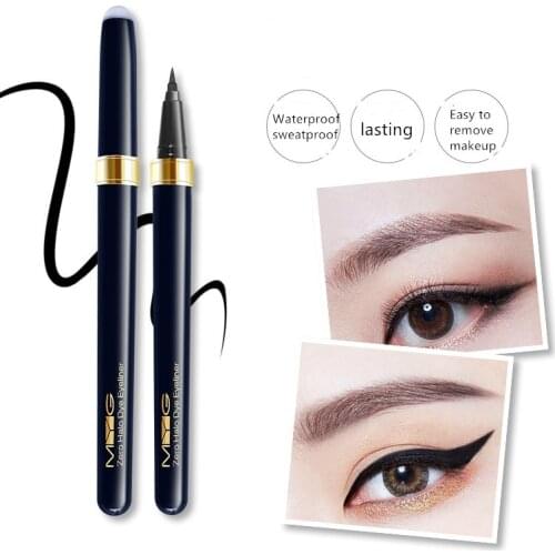 High Quality Eyes Makeup Liquid Eyeliner Waterproof 24 Hours Long-lasting Black Eyeliner Pen Make up Eye Liner Pencil