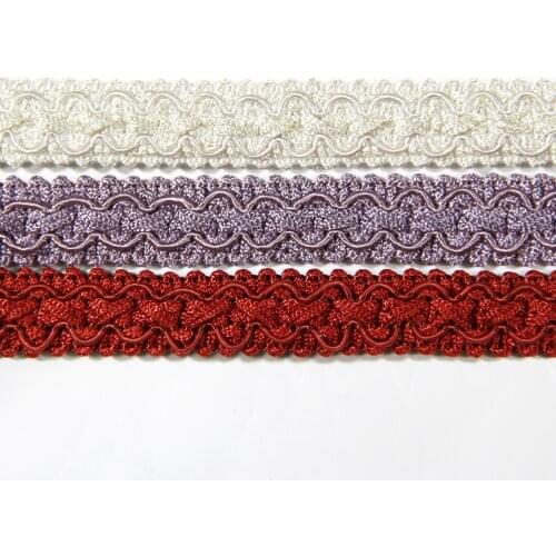 1M Curtain Lace Trim Ribbon Accessories Decorative Accessory Sofa Pillow Tassel Fringe Trim Braided