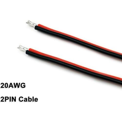 2PIN Cable,10m,20AWG 18AWG Wire,for 2835 3528 5050 Mono Color LED Strips,Low Voltage DC12V/24V,LED Strip light,Linear Lighting