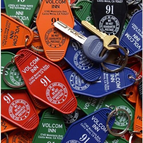 300Pcs advertisement promotional gifts custom acrylic hotel keychain