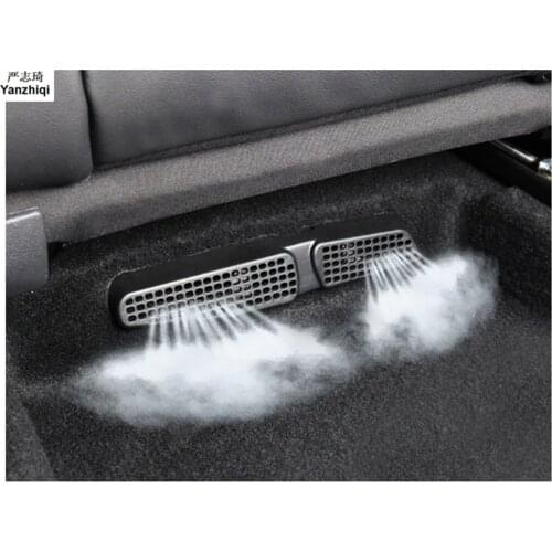 ABS 2pcs/lot seat air conditioner air outlet protective cover sticker for 2016 2017 2018 VW Volkswagen Passat B8