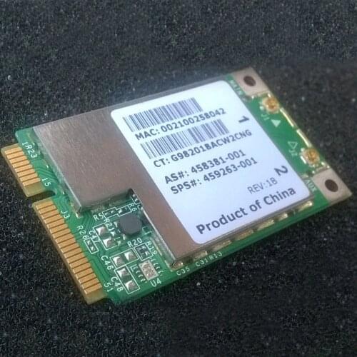 BCM94312MCG 802.11B/G WiFi Adapter For CQ40 CQ50 6930P Series, SPS 459263-001