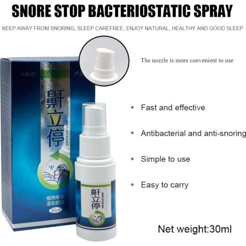Health Ingredients Care Snoring Stop For A Good Sleep Nasal Spray Antibacterial Liquid Chinese Medicine