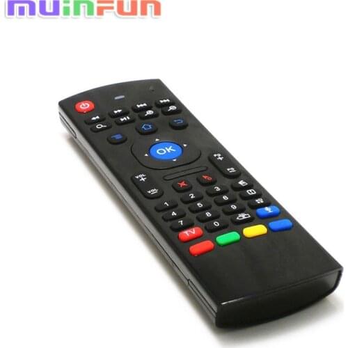 3D Air Fly Mouse MX3 2.4GHz Wireless Remote Control with 6 Axis Mic Mini Keyboard for Smart TV PC Android TV Box
