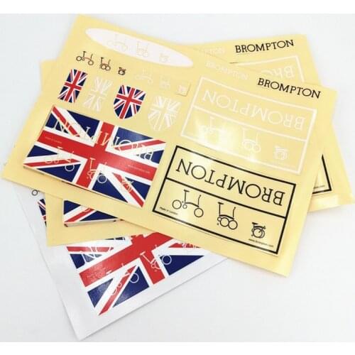 Brompton Folding Bike Stickers Decorative Folding Bicycle Sticker Accessories