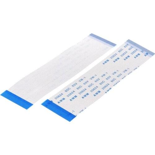 100pcs FFC FPC Flexible flat cable 40 PIN 0.5 mm pitch different Sides Length 60 mm 80 100 120 150 200 250 300 400 500 mm ZIF