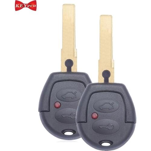 KEYECU 2pcs for Seat 1M0 959 753 E for Volkswagen 3B0 959 753 L for Skoda 6Y0 959 753 E Keyless Entry Remote Key Fob 433MHz