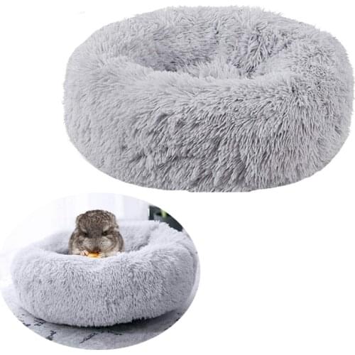 Hamster Bed Soft Guinea Pig House Mat Cage Sleeping Nest Cushion Fluffy Plush Pet Bed Cushion for Chinchilla Small Animals