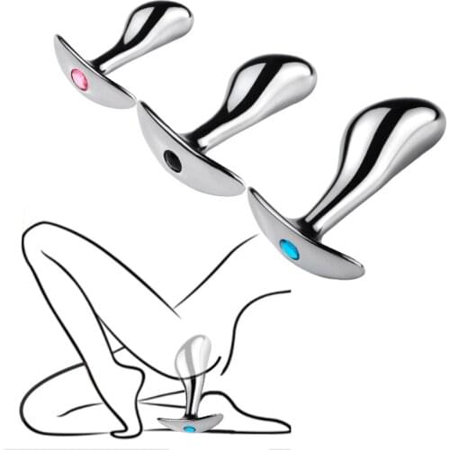 Metal Anal Plug Butt Sex Toys for Women Men Couples Anus Stimulating Prostate Massager Adults Masturbator Sex Shop