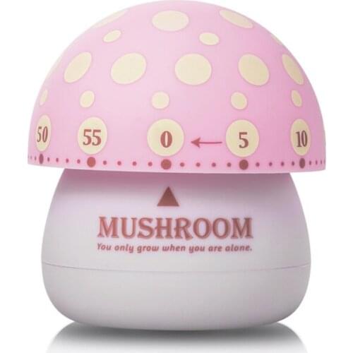 Cute Mushroom Kicthen Cooking Countdown Timer Mini Time Reminder Timer Alarm Clock Students Time Manger Ornaments Kitchen Tools