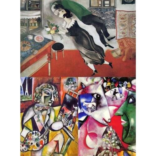 New Russian Artist Series DIY Diamond Painting Full Square/Round Embroidery Diamond Setting Mosaic Painting Gift Home Decor