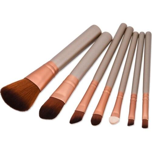 7Pcs Makeup Brushes Set Eye Shadow Foundation Powder Eyeliner Eyelash Lip Make Up Brush Cosmetic Beauty Tool Kit Hot