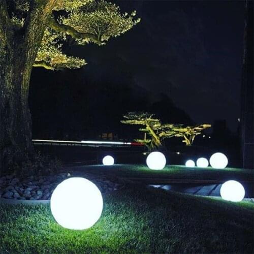 LED Outdoor Garden Grow Ball Lights Waterproof Landscape Lighting Floor Decoration Light Street Lamps Lawn Lamp