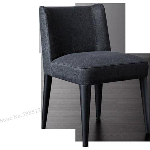 Dining Chair Fashion Simple Dining Table And Chair Reception Chair Computer Chair Cloth Single Chair Coffee Chair Leather Chair