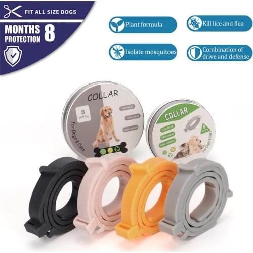 Pet Collar Anti Ticks Mosquito Dog Cat Collar Flea Killer Collar for Cats Dogs Kittens Mite Prevention Collar Perro Gato Collars